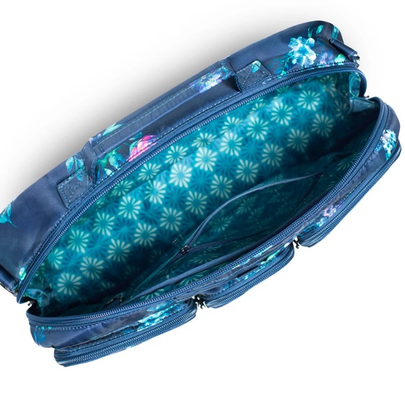 Lug Railcar Crossbody Bag in Bouquet Navy NWT - Picture 8 of 13